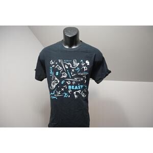 Mr. Beast Tee Shirt Graphic Short Sleeve Mens Sz Large